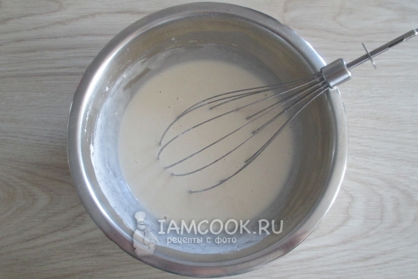 Размешать тесто