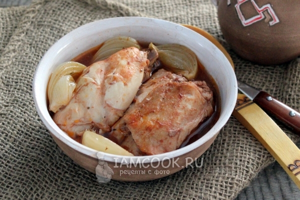 Фото Стифадо из кролика в мультиварке