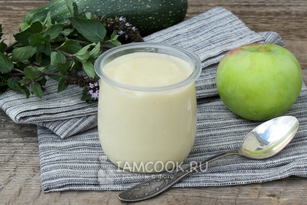 Фото постного яблочного майонеза