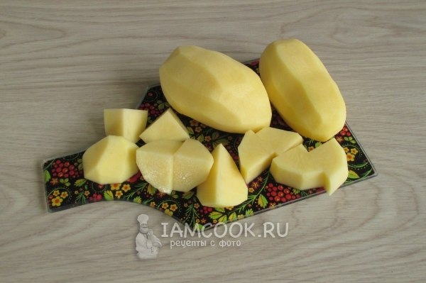 Порезать картофель