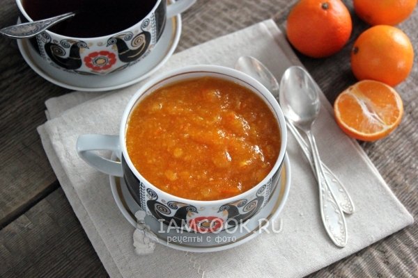 Фото варенья из тыквы с мандаринами