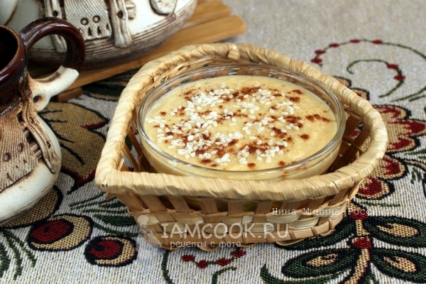 Фото хумуса из чечевицы