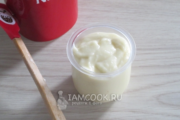 Рецепт постного яблочного майонеза