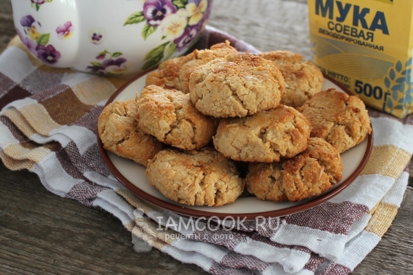 Рецепт овсяного печенья с соевой мукой