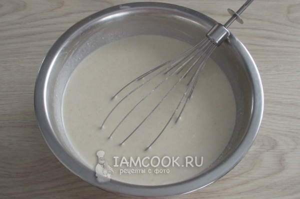 Размешать тесто