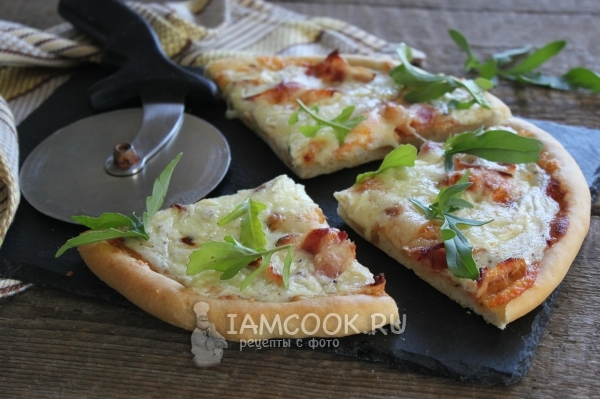 Рецепт пиццы «Карбонара»