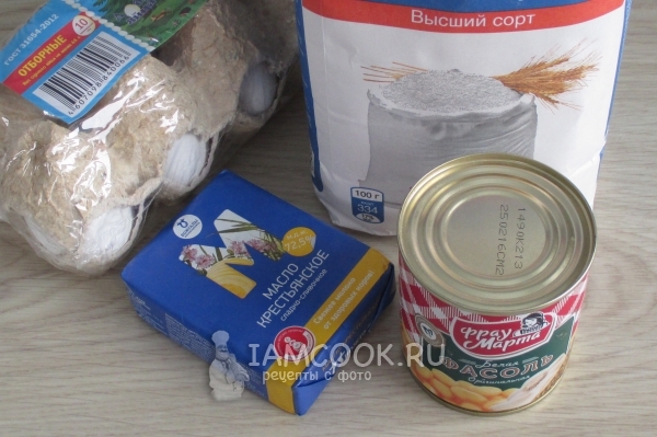 Ингредиенты для фасолевого теста