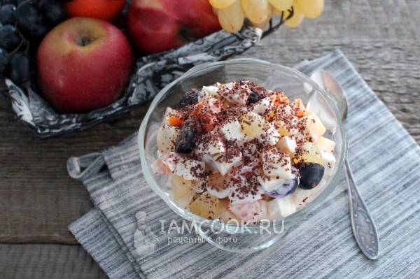 Рецепт фруктового салата с корнем сельдерея