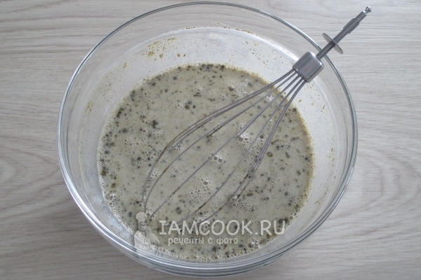 Размешать тесто