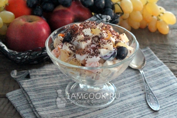 Фото фруктового салата с корнем сельдерея