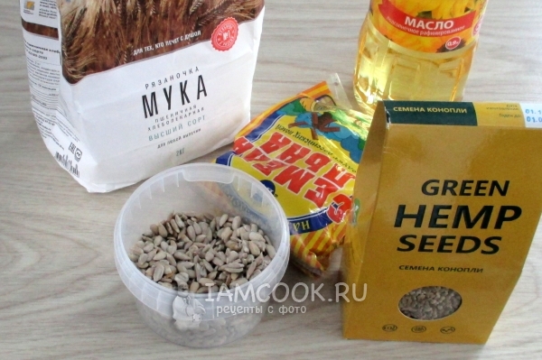 Ингредиенты для галетного печенья