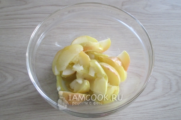 Запечь яблоки