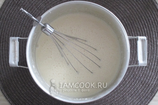 Размешать тесто