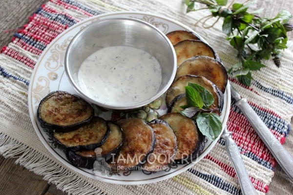 Рецепт жареных баклажанов на сковороде