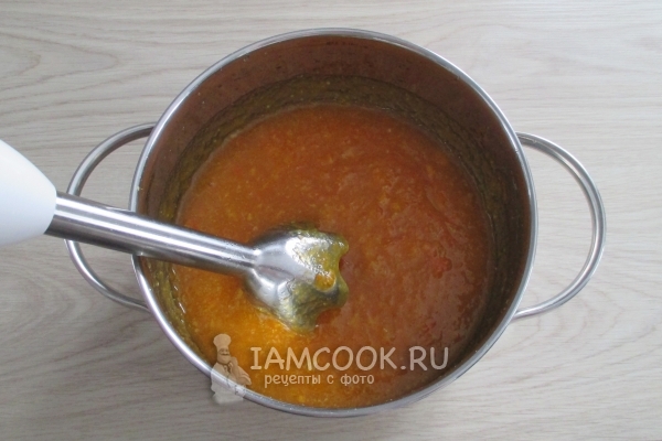 Измельчили варенье блендером