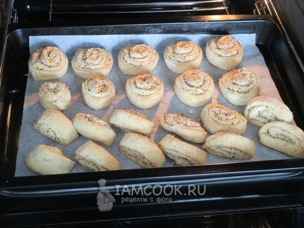 Рецепт постного печенья с орехами