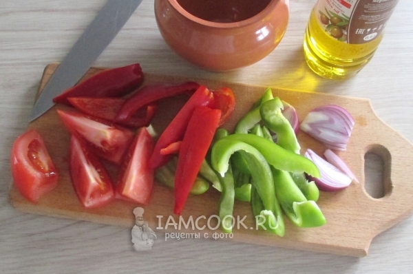 Порезать овощи