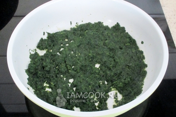 Размороженный шпинат