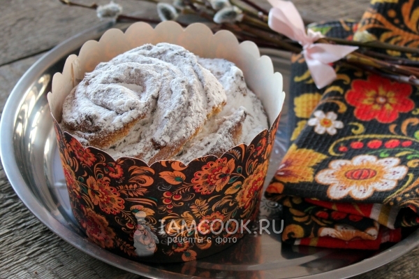 Фото пасхального кулича Краффин