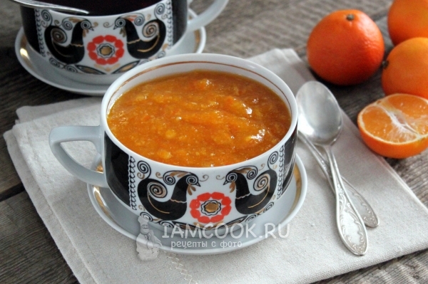 Рецепт варенья из тыквы с мандаринами