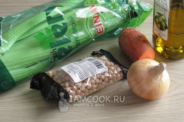 Ингредиенты для паштета из нута