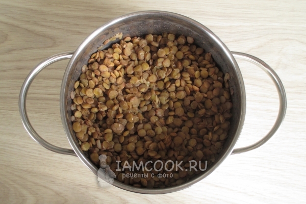 Сварить чечевицу