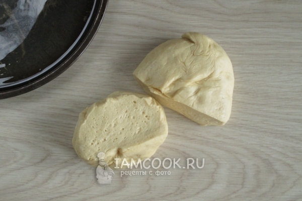 Разделить тесто на части