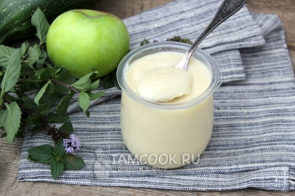 Готовый постный яблочный майонез