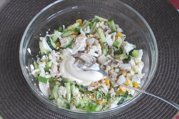 Добавить майонез