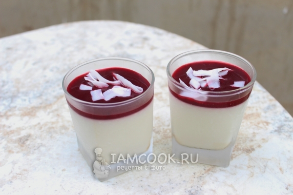 Рецепт кокосовой панакоты