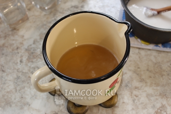 Нагреть желатин