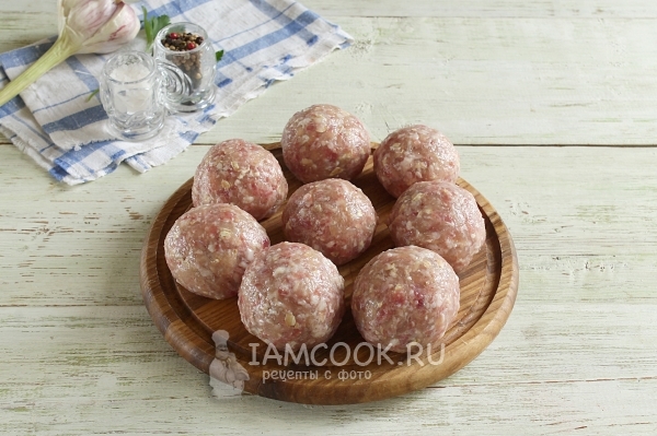 Сформировать тефтели