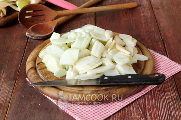 Порезать яблоки