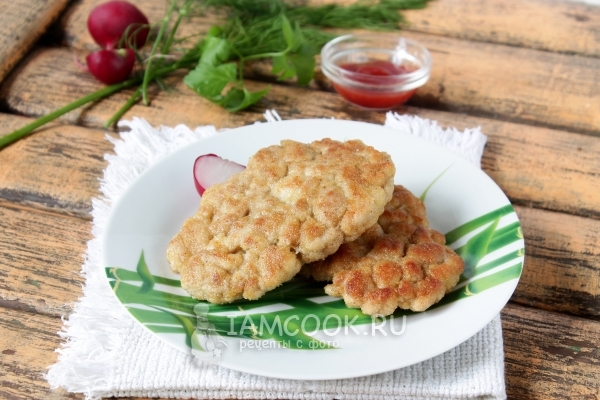Фото рубленого шницеля из свинины
