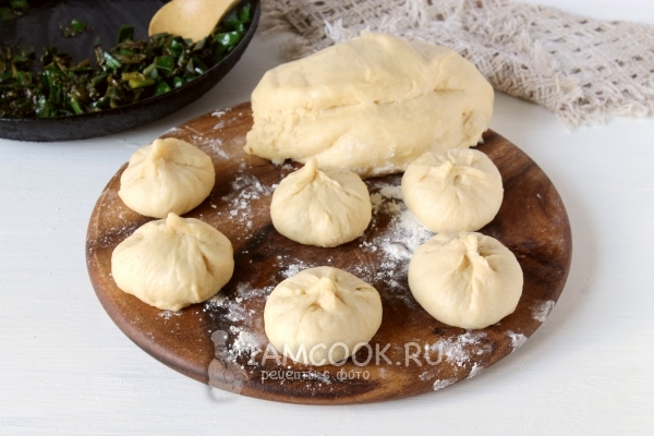 Сформировать пирожки