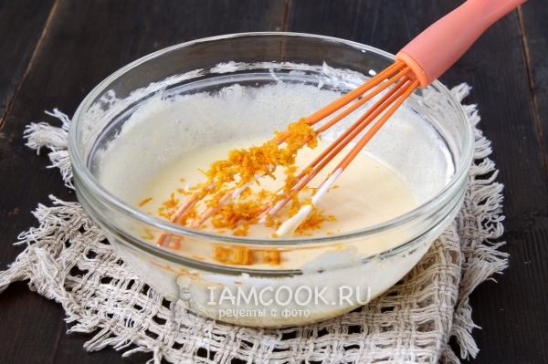 Добавить цедру апельсина