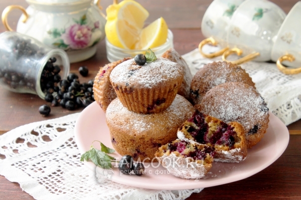Фото кексов со смородиной