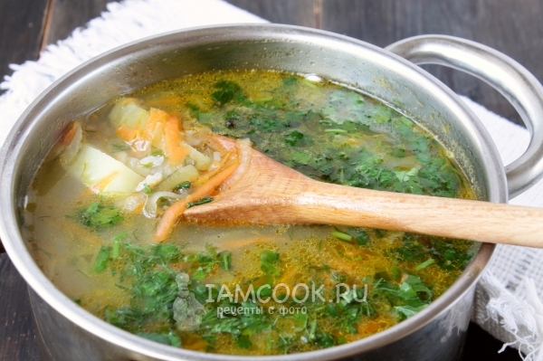 Рецепт вегетарианского рассольника