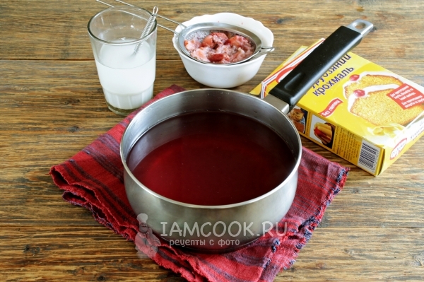 Процедить компот