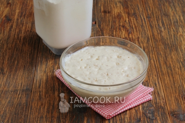 Готовая опара