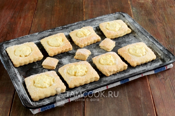 Рецепт песочного печенья с творогом