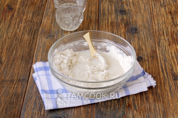 Влить кипяток