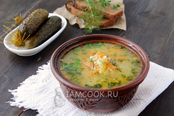 Фото вегетарианского рассольника