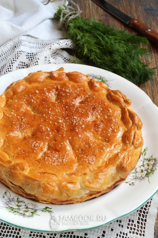 Рецепт дрожжевого пирога с мясом