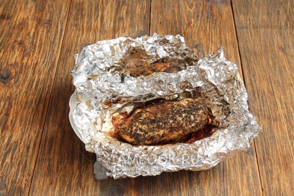 Рецепт куриного филе в фольге в духовке