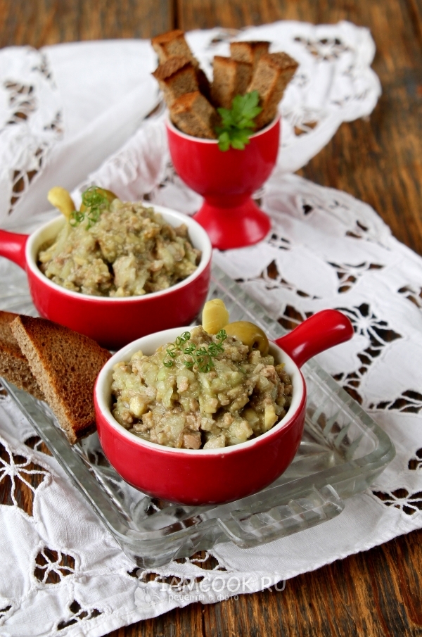 Рецепт салата с авокадо и печенью трески