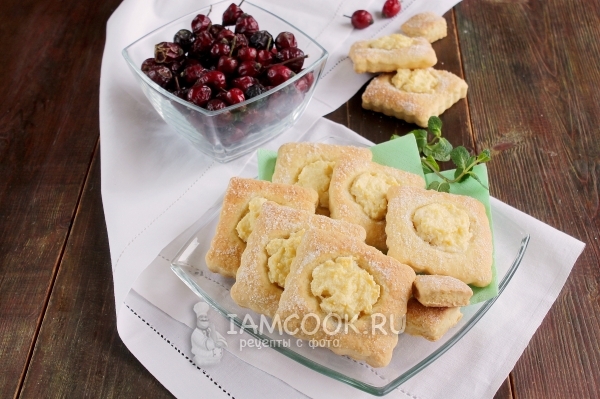 Фото песочного печенья с творогом