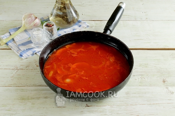 Влить кипяток