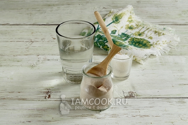Подготовить воду, дрожжи и сахар