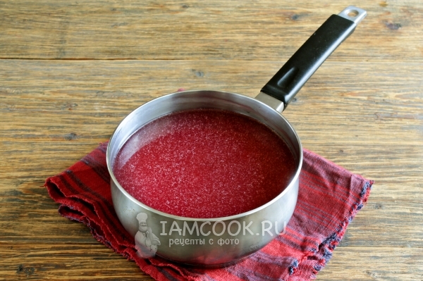 Влить крахмал